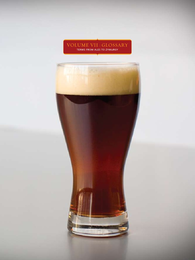 Chapter 7 Glossary PDF Brewing Beer