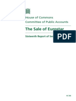 PAC report - the sale of Eurostar