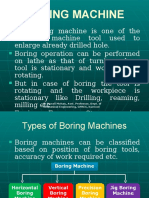 Boring Machine: M. Murali Mohan, Asst. Professor, Dept. of Mechanical Engineering, GPREC, Kurnool