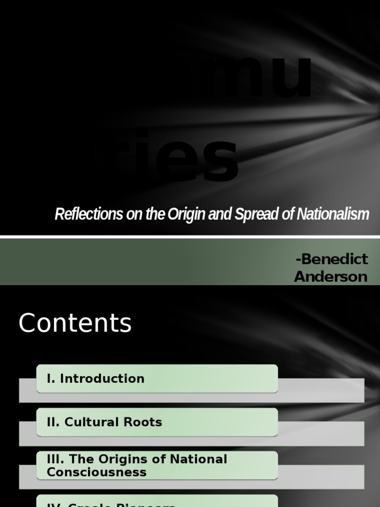 Benedict Anderson Nationalism Pdf