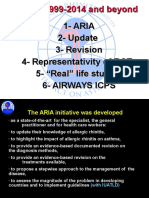 1-Aria 2 - Update 3 - Revision 4 - Representativity of Rcts 5 - "Real" Life Studies 6 - Airways Icps