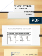 Presion Lateral de Tierras