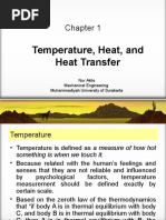 Temperature, Heat, and Heat Transfer: Nur Aklis Mechanical Engineering Muhammadiyah University of Surakarta