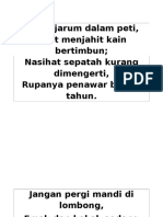 Hiasan Kelas... Pantun