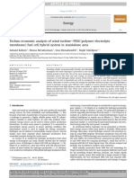 Thecnoeconomic analysis wind fuellcells