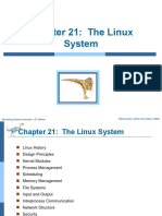 Chapter 21: The Linux System: Silberschatz, Galvin and Gagne ©2009 Operating System Concepts - 8 Edition