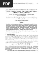 Sheath Voltages Calculatio