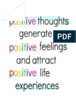 Postive Thoughts