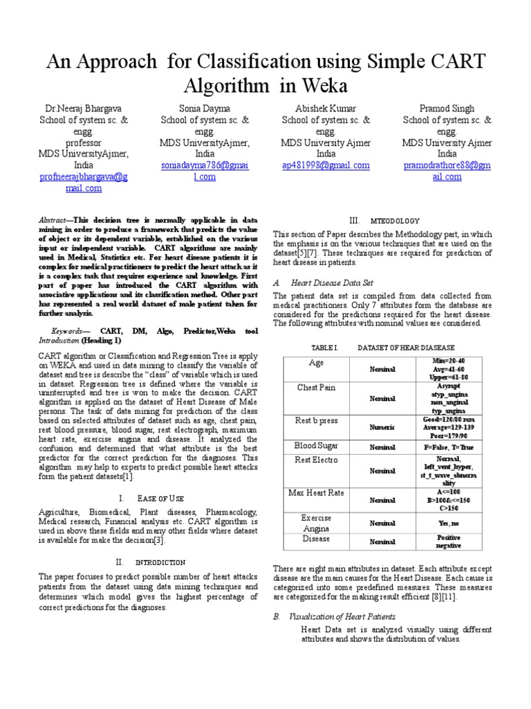 Camera Ready PDF Statistical Classification Cross Validation