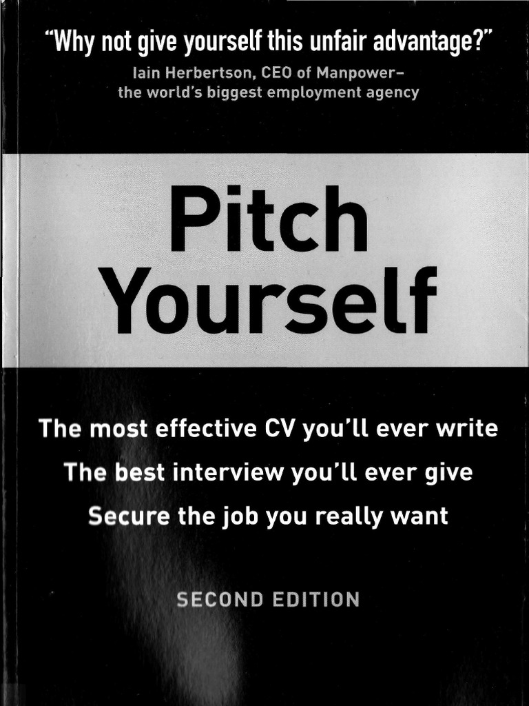 Pitch Yourself.pdf Competence (Human Resources) Recruitment