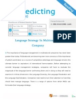 Language Strategy in Multinational Company: Checkboxes & Related Question Types