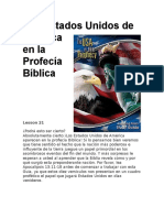 Los Estados Unidos de América en La Profecía Bíblica