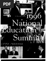 A Review of The 1996 National Education Summit