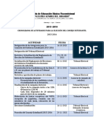 Reglalmento de Elecciones y de Funcionamiento Del Consejo Estudiantil