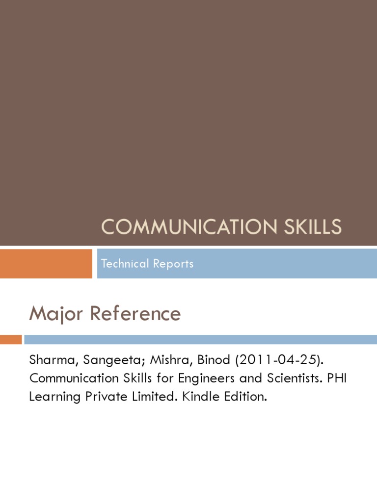 Communication Skills Report Writing | PDF | Rhetoric | Languages