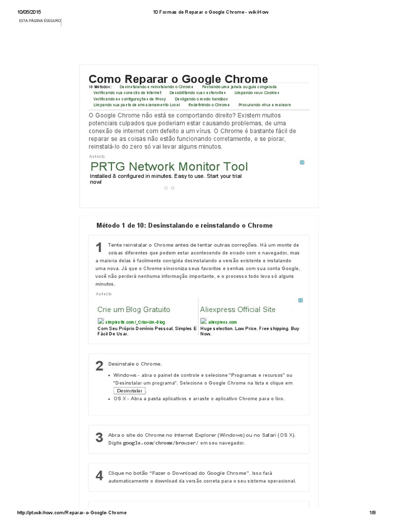 AJUDA DO GOOGLE CHROME intelligence overview
