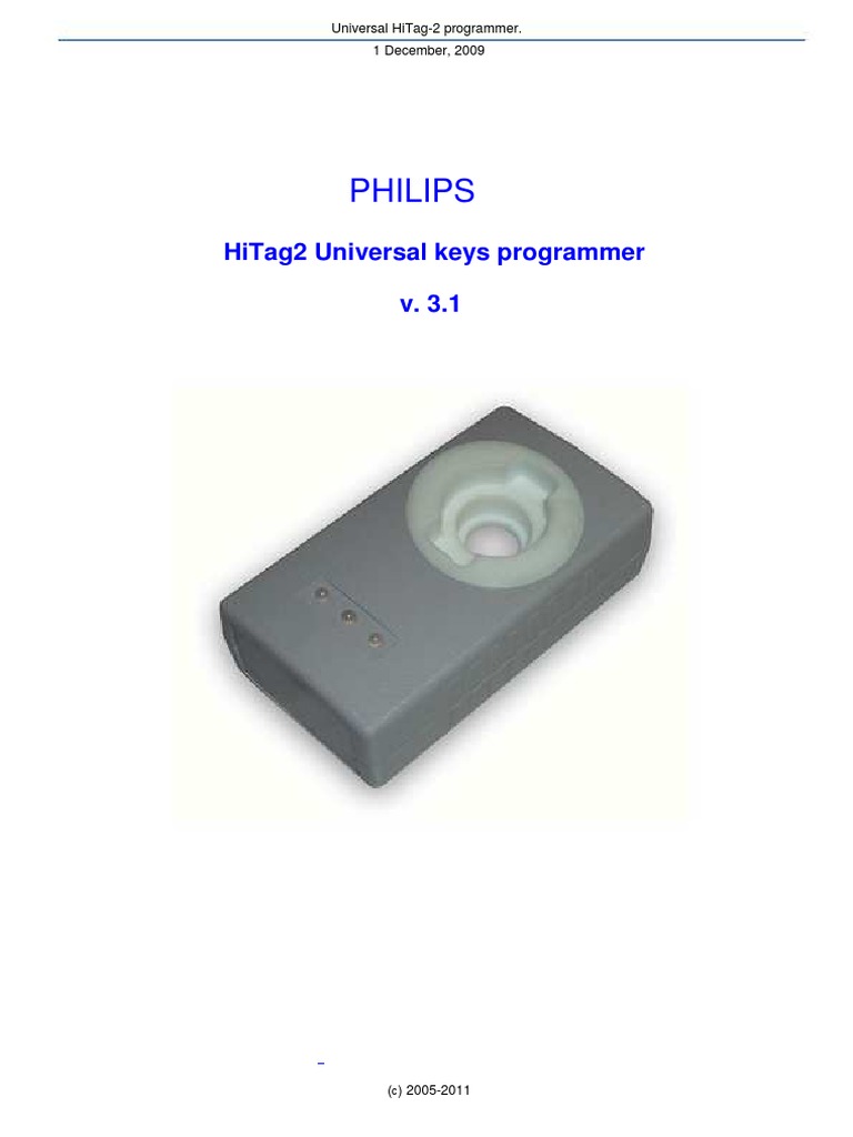 HiTag-2 Universal Key Programmer Guide | PDF | Programmer | Computer File