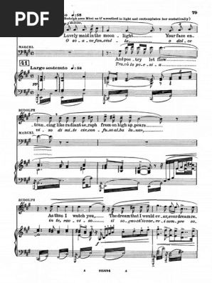 O Soave Fanciulla Musica Vocal Opera