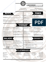 12th & Porter Menu