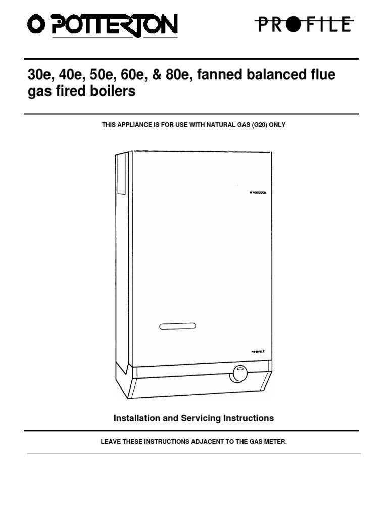 Potterton Profile 30,40,50,60,80 e Water Heating Thermostat