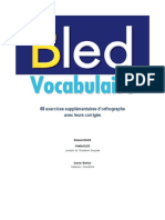 Bled Vocabulaire Exercice s Complement Aires