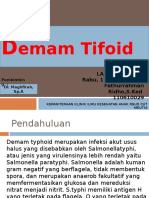 Demam Tifoid Pada Anak