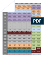 Horario de Actividades Semanal