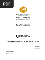 Dossier Aulas Práticas Química EM