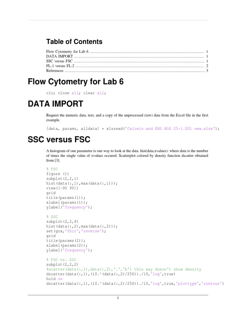 Flow Cytometry Data Analysis Guide | PDF | Finance & Money Management