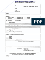 Recorded 14-02559 Lambert Hebeus Corpus CLERKS NOTICE of APPEAL and Recorded NOTICE of APPEAL To U.S. Third Circuit Clerk of Courts Filed January 20 2016X