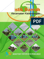 Statistik Daerah Kecamatan Kademangan 2015