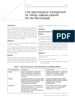 Psychological Intervention for Kidney Disease