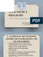 Ética Social y Educación