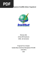 Download Makalah Manajemen Konflik Dalam Organisasi by Advent Sembiring SN296132572 doc pdf