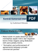 Kontrak Komersial Internasional