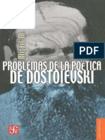 Bajtin, M. Problemas de la poetica de Dostoievski