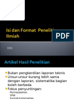 1-Isi Dan Format Jurnal Ilmiah