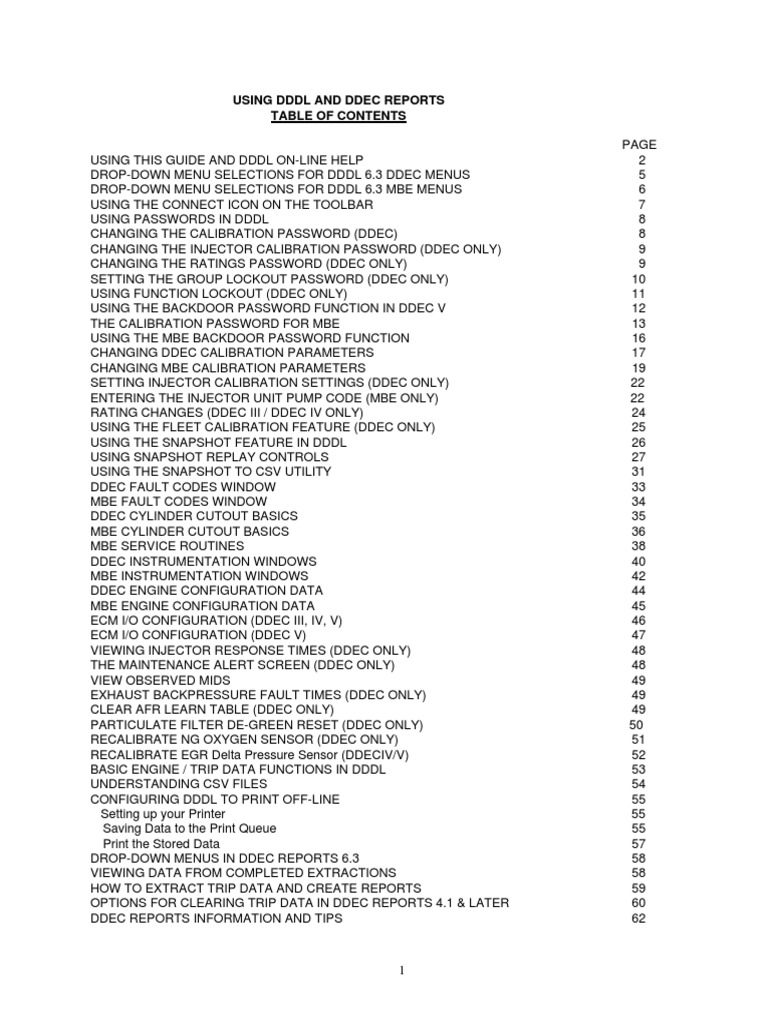 DDDL and DDEC Reports User Guide | PDF | Instrumentation | Password