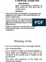 Law Is Difficult To Arrive At. The Term Law Is