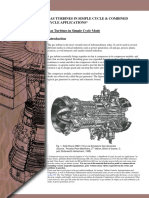 Gas Turbines in Simple Cycle and Combined