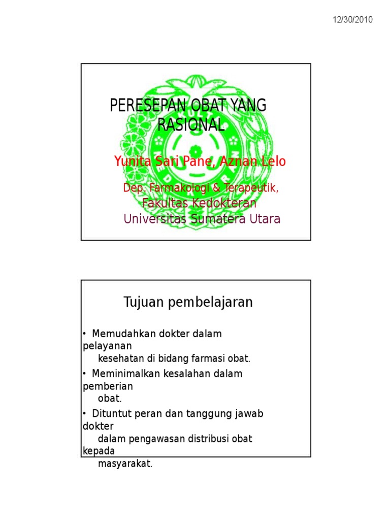 Resep Obat | PDF | Kesehatan Holistik