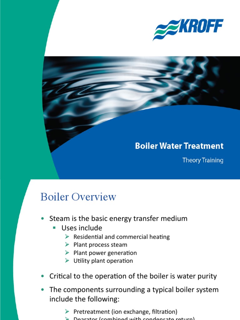 Training Boiler Water Treatment PDF Water Purification Liquids