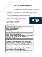 Logistics Simple Notes-Study Material