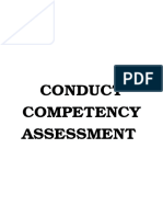 Conduct Competency Assessment