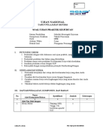 SOAL Uji Kompetensi Keahlian (UKK) Teknik Pemesinan Paket 1 Tahun Ajaran 2015/2016