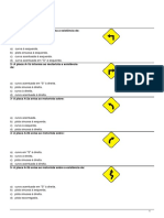 Placas de sinalização rodoviária brasileira