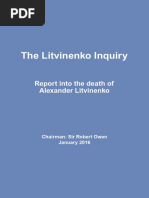 Litvinenko Inquiry Report 