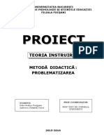 Problematizare Proiect PDF