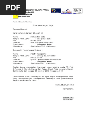 Download 93+ Contoh Surat Surat Referensi Kerja Terbaik Dan Terbaru