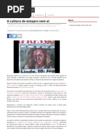 A Cultura de Estupro Vem Aí - Senso Incomum